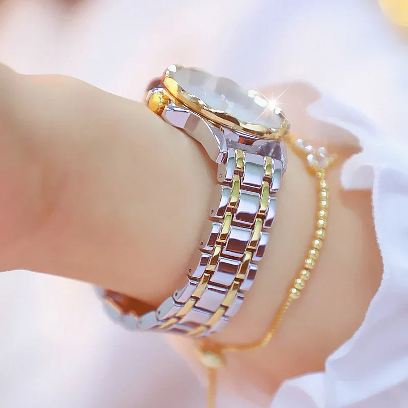 Strass Diamant Damen Armbanduhr 