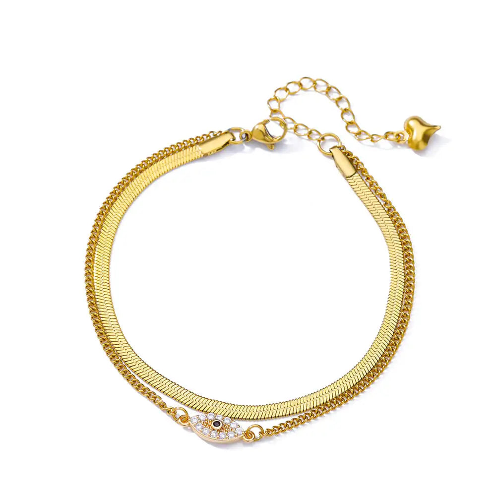 Elegante und zarte Armbänder - Silber&amp;Gold