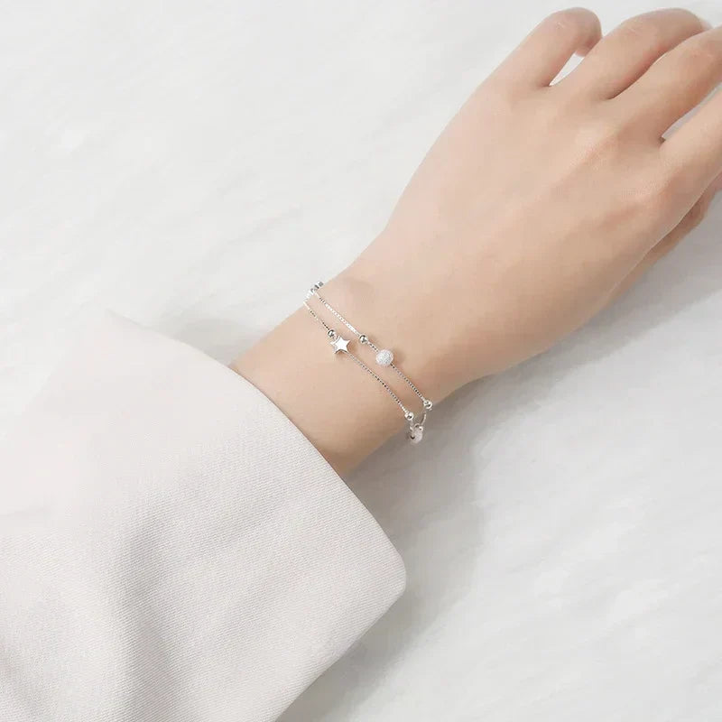 Zartes Silberarmband - Serena Light