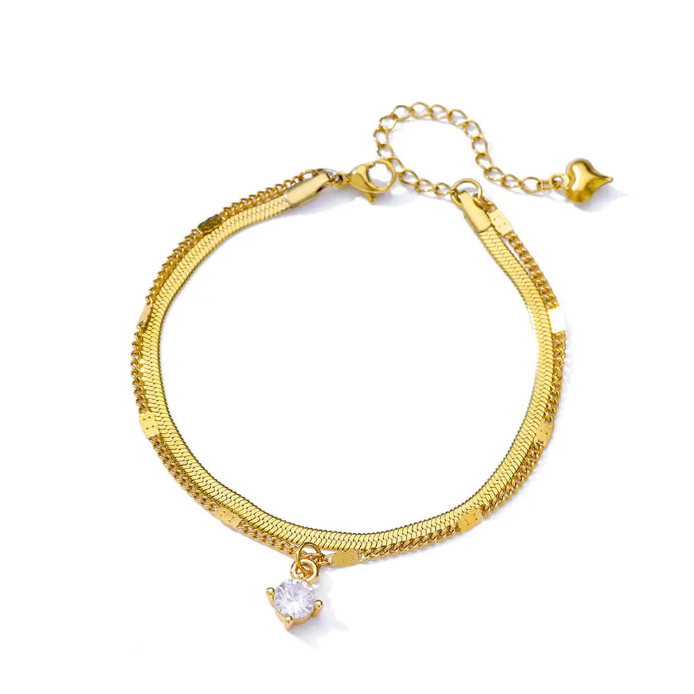 Elegante und zarte Armbänder - Silber&amp;Gold